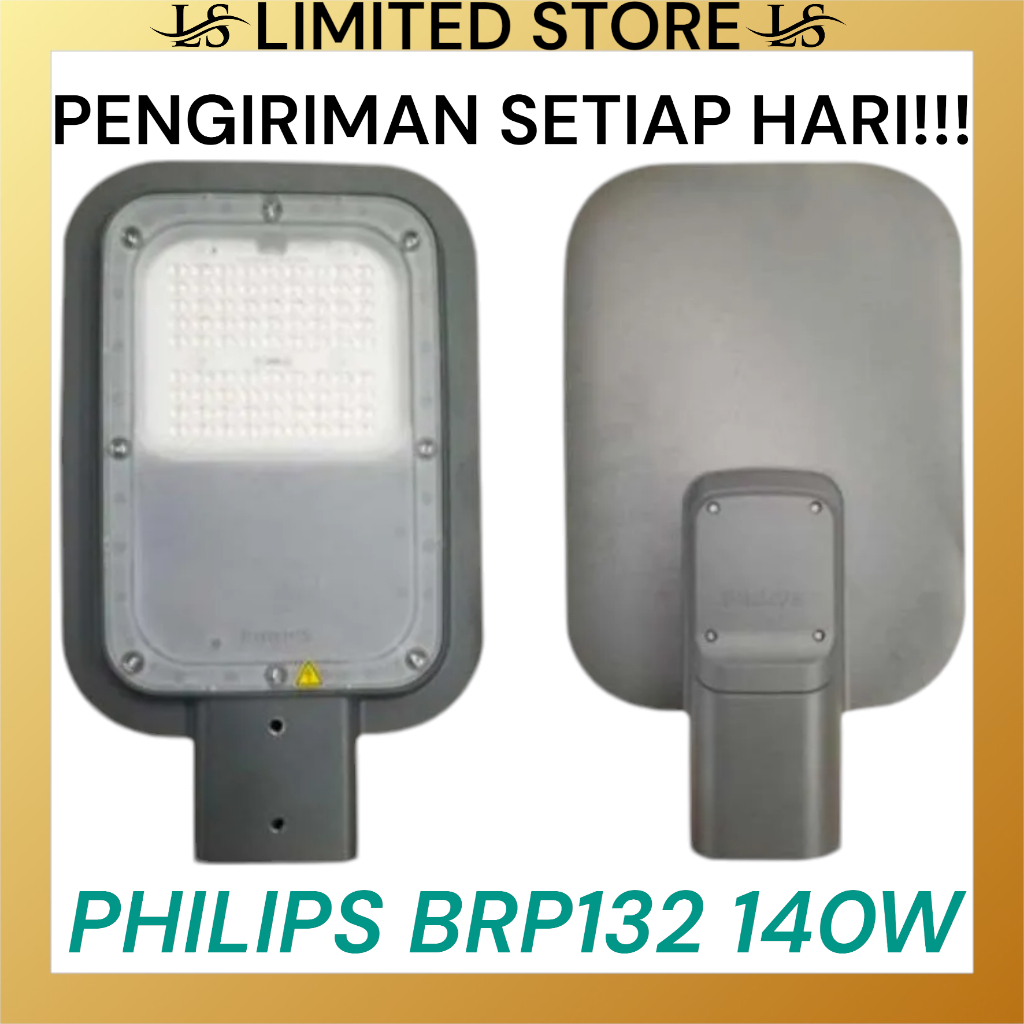 PHILIPS BRP132 140W LED140 NW 4000K 17500 - LAMPU JALAN PHILIPS BRP 132 140W