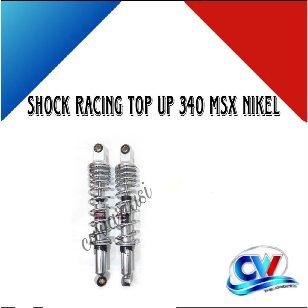 Shock Breaker Top Up 340 Racing MSX Crome Nikel