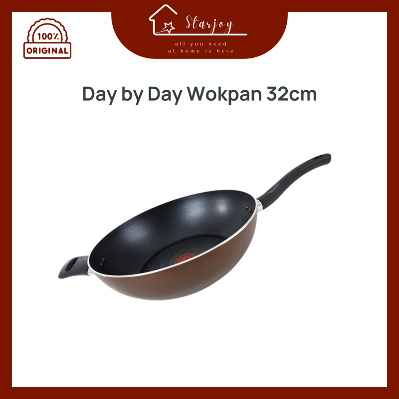 Tefal Day by Day Wokpan 32cm | Tefal Wajan Anti Lengket