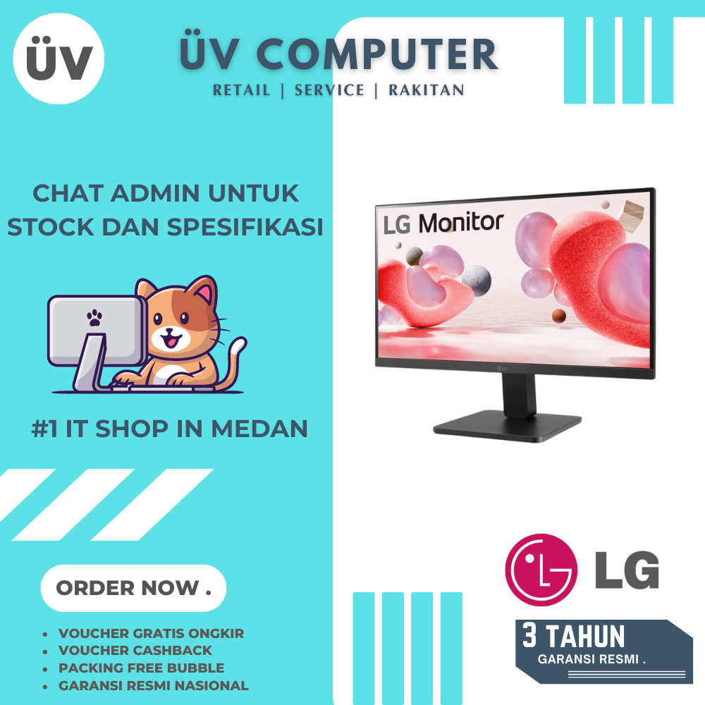 Monitor LED LCD LG 22MR410-B | 22" inch | FHD | Panel VA | 100Hz Garansi Resmi  3 Tahun