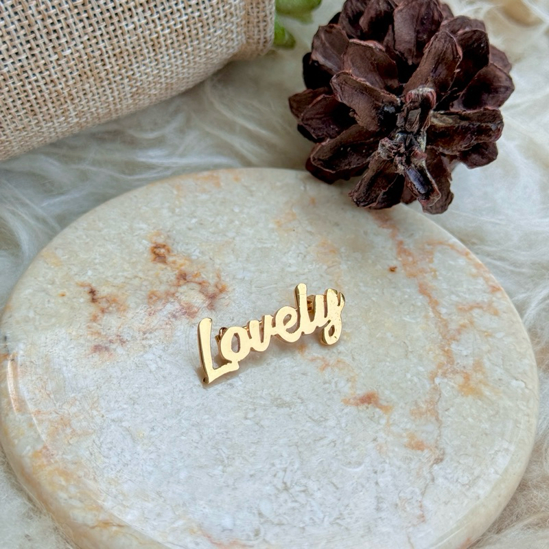 Bros Nama Peniti Lapis Emas