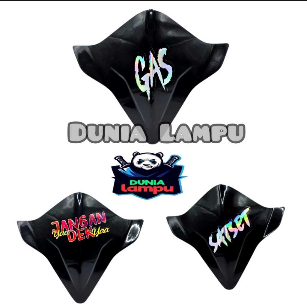 VISOR BEAT NEW DELUXE LOGO SERIES VISOR BIT NEW 2016-2022 MODEL STIKER WINDSHIELD HONDA BEAT FI NEW 