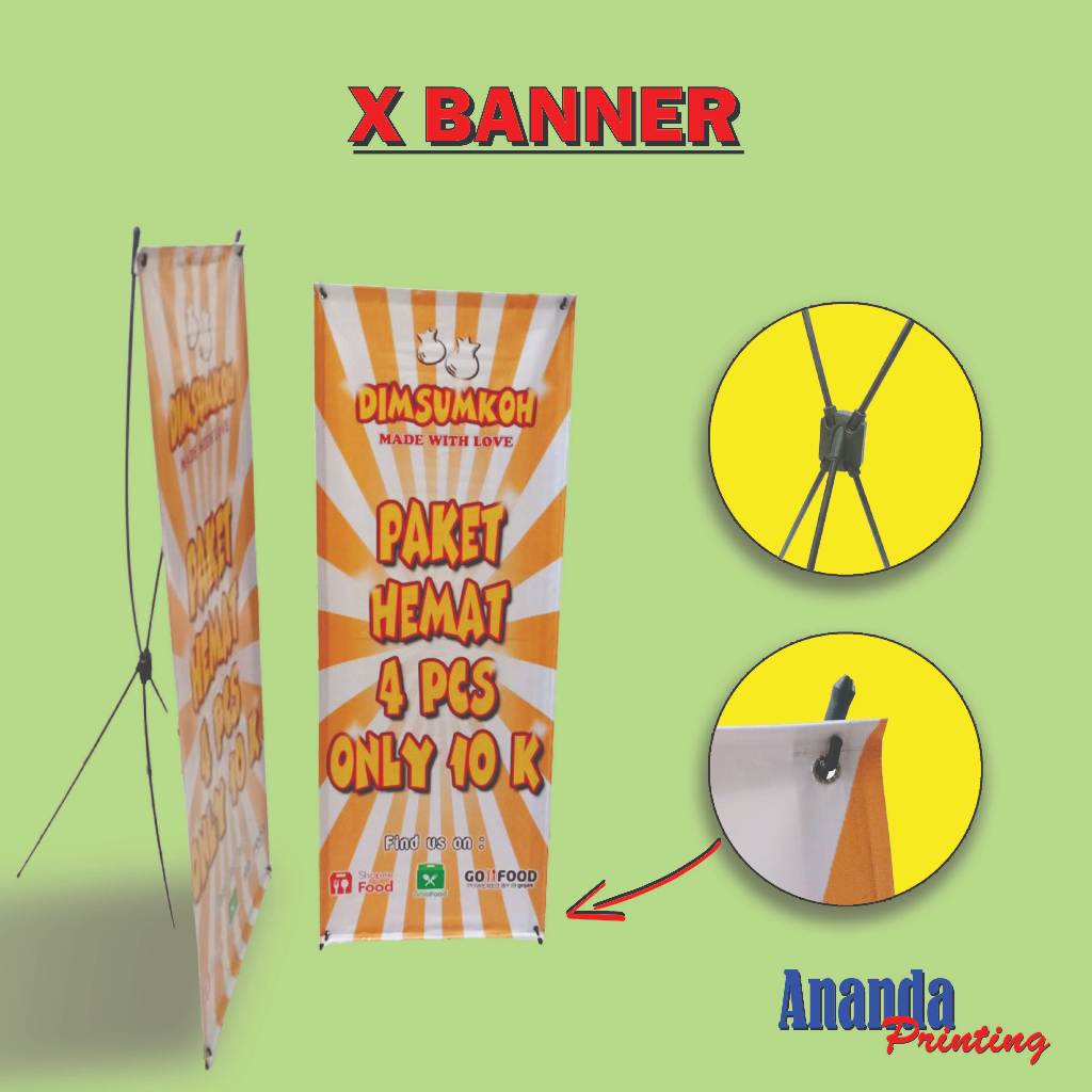 X BANNER / STANDING BANNER / BANNER PRODUK