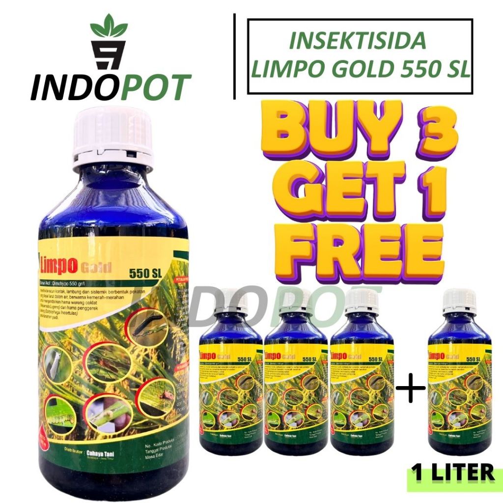 LIMPOGOLD 550 SL Insektisida Sistemik Pengendali Hama Wereng Pada Tanaman Padi