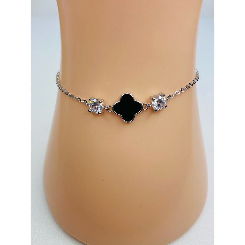 Gelang van cleef asli perak 925 gelang rantai nori van cleef