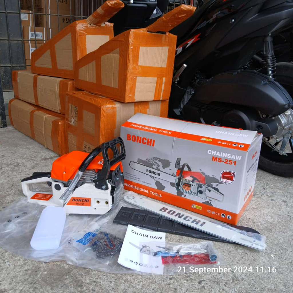 Yukido x Still good Mesin gergaji kayu Chain saw 22in bar laser senso mantap