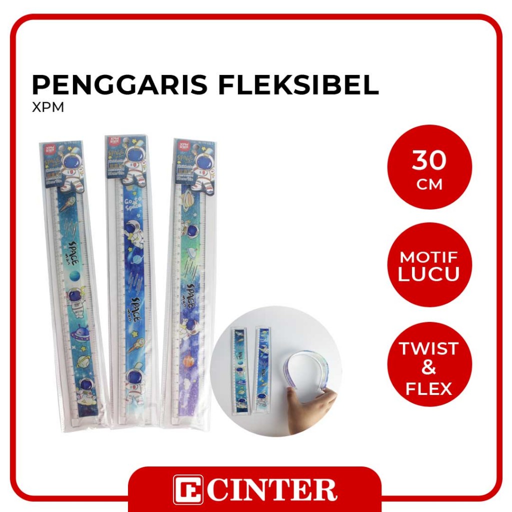 

XPM - PENGGARIS FLEKSIBEL / PENGGARIS TIDAK MUDAH PATAH DAN LENTUR / ROL PLASTIK FLEKSIBEL XPM-630-2 30CM ASTRONOT