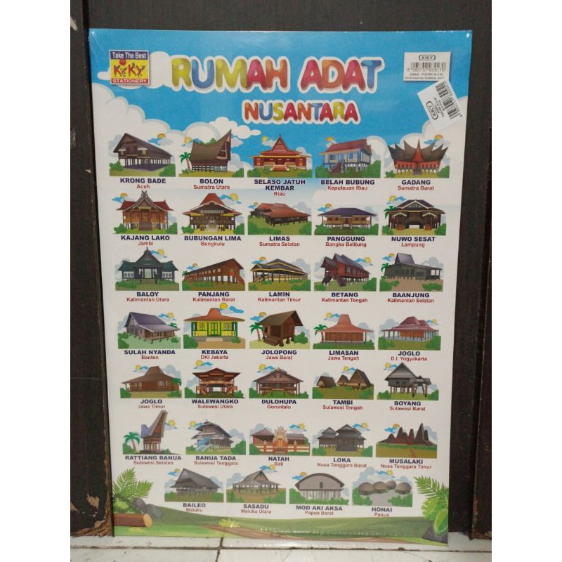 Poster Rumah Adat Nusantara