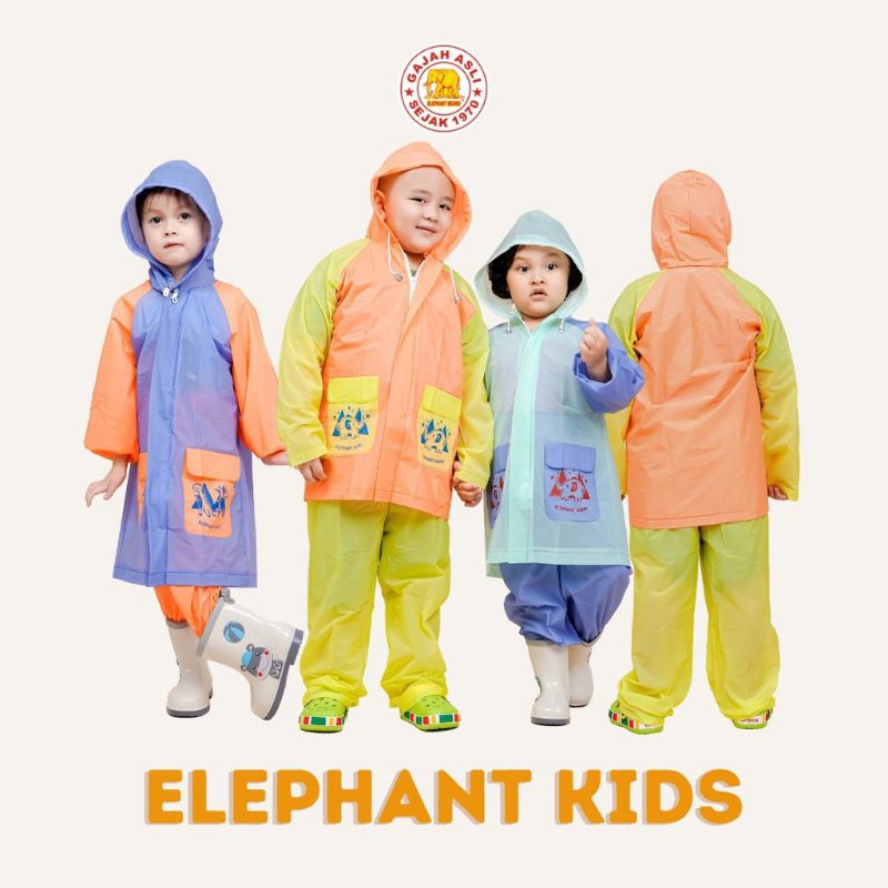 JAS HUJAN ANAK JC ELEPHANT