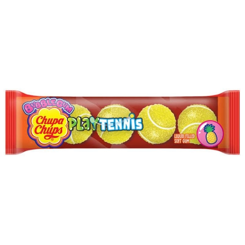 

Chupa Chups Play Tennis Bubblegum Permen Karet 20gr