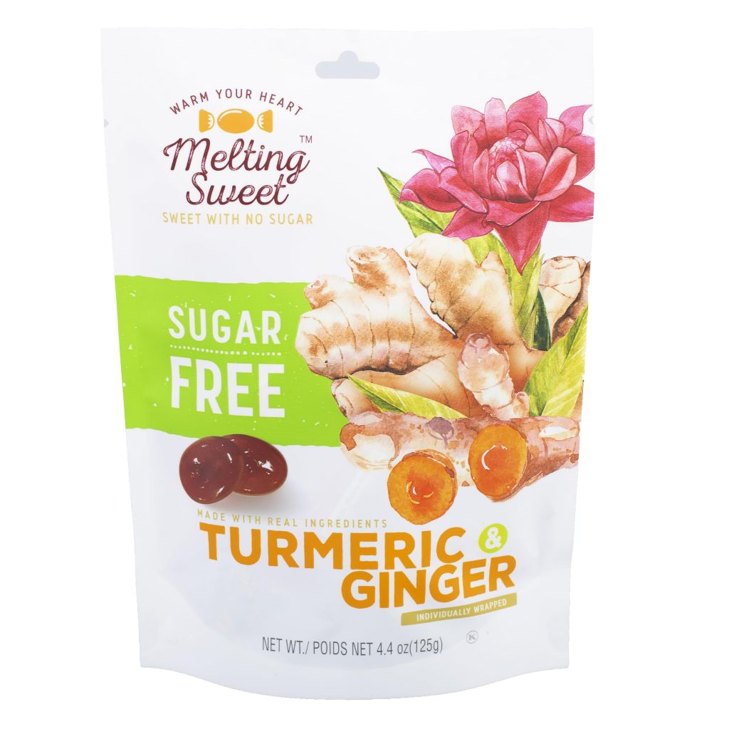 

Melting Sweet Sugar Free Candy Grape Cranberry / Tumeric Ginger 75gram