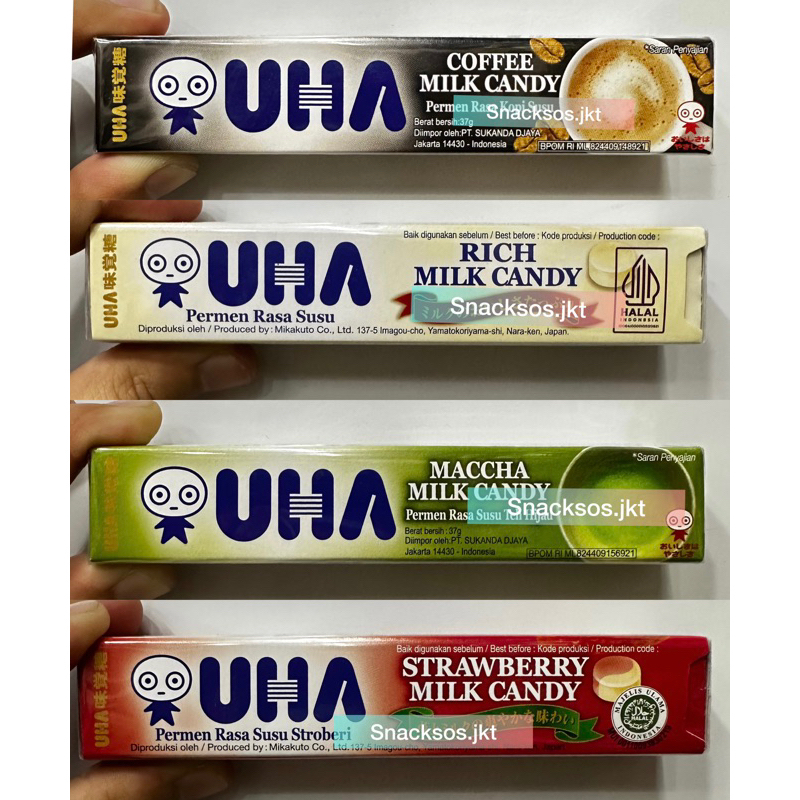 

37g UHA STICK Strawberry Milk / Matcha / Rich Milk / Coffee