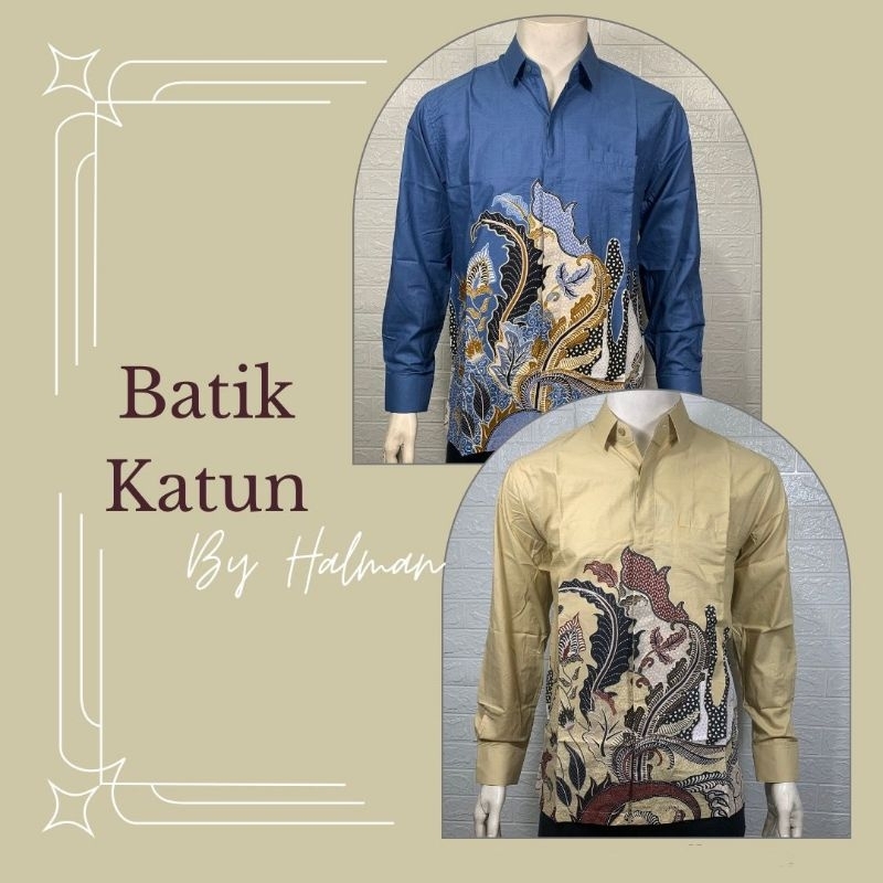 BATIK PRIA KATUN HALMAN PREMIUM 8395