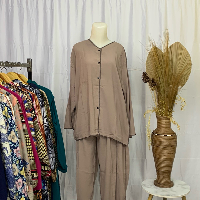 SET kemeja jahitan terbalik