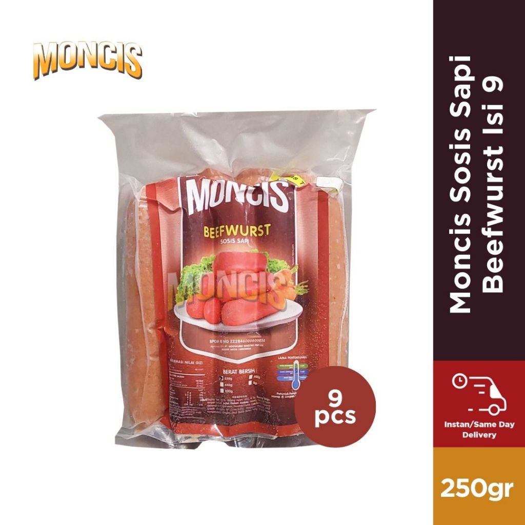 

Moncis Sosis Sapi Beefwurst Isi 9