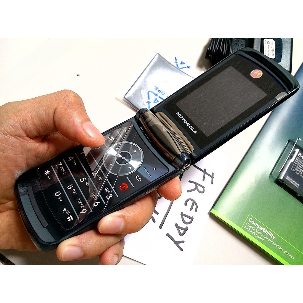 BNOB Super Fullset Motorola RAZR2 V8 Dark Pearl Grey Vodafone Italia Unlocked !