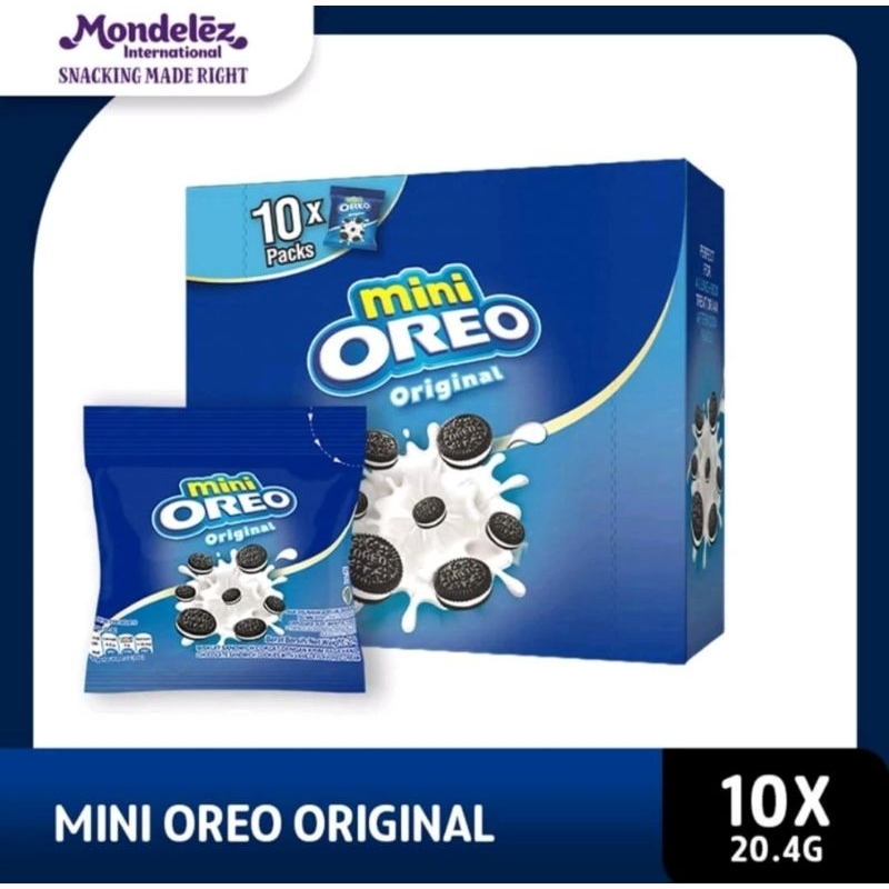 

Mini Oreo Original 1 box isi 10pack Biskuit Oreo