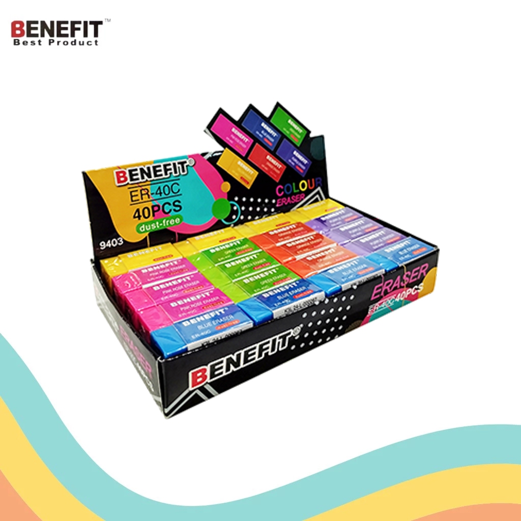 

PENGHAPUS BENEFIT ER-40C WARNA (1 BOX)