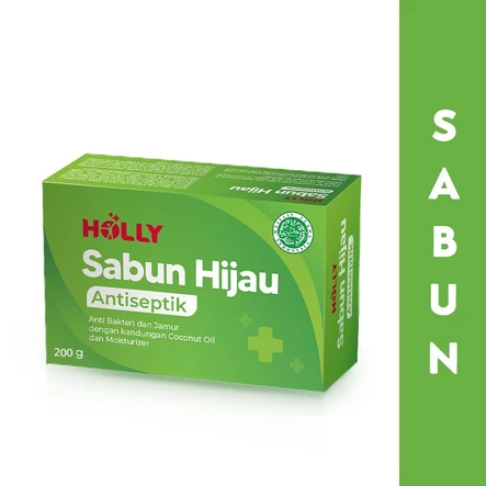 Sabun Hijau Holly Antiseptik / Sabun Batang Holly 200 gr