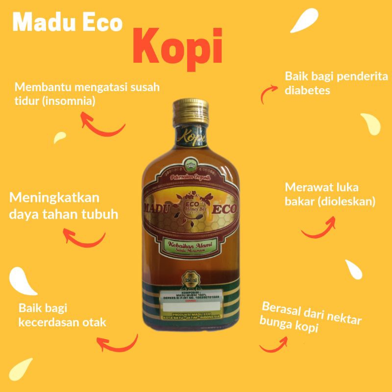 

Madu Eco Kopi 250 ml | Madu Asli | Madu Murni