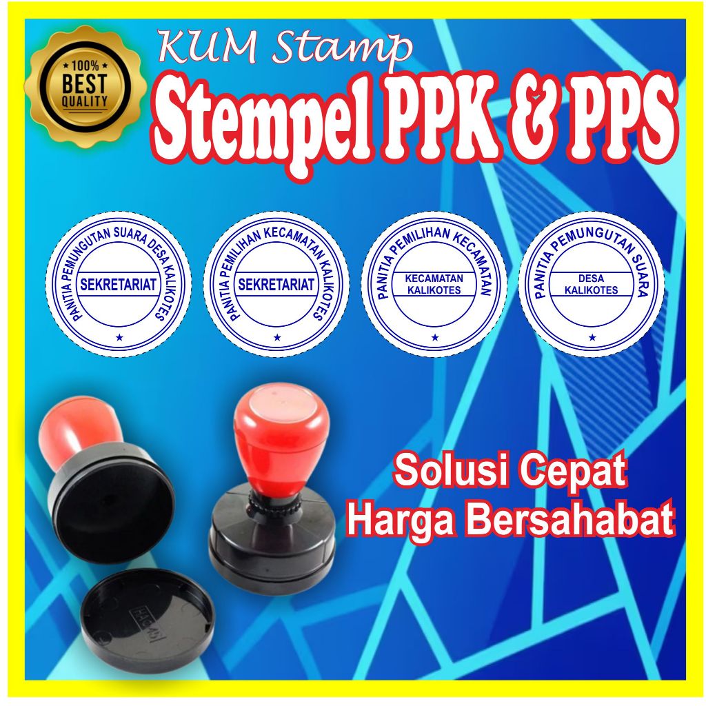

Stempel Pilkada, Stempel PPK, Stempel PPS
