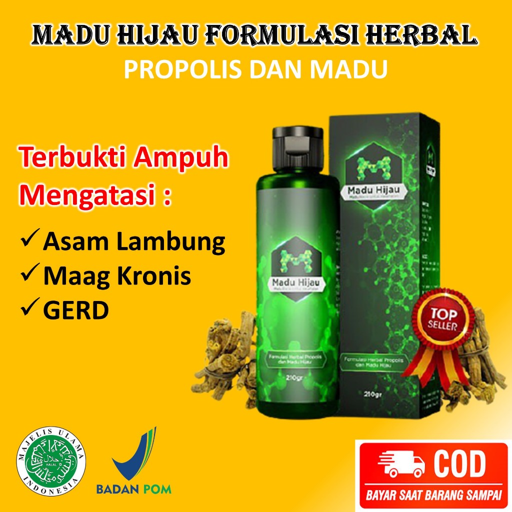 

MADU HIJAU M ORIGNAL 100% - MADU LAMBUNG OBAT MAAG / GERD / ASAM LAMBUNG
