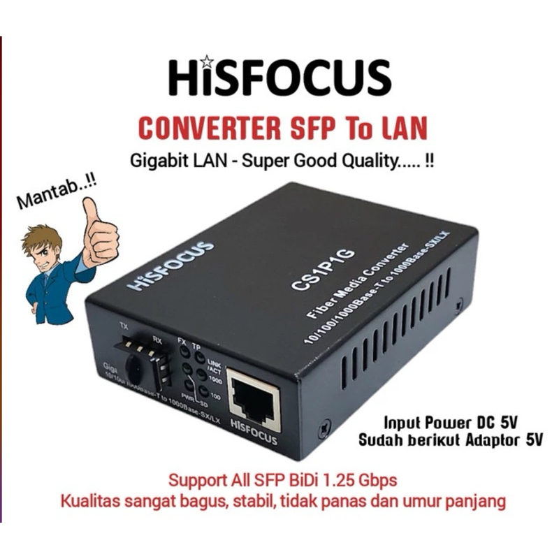 HISFOCUS CONVERTER SFP