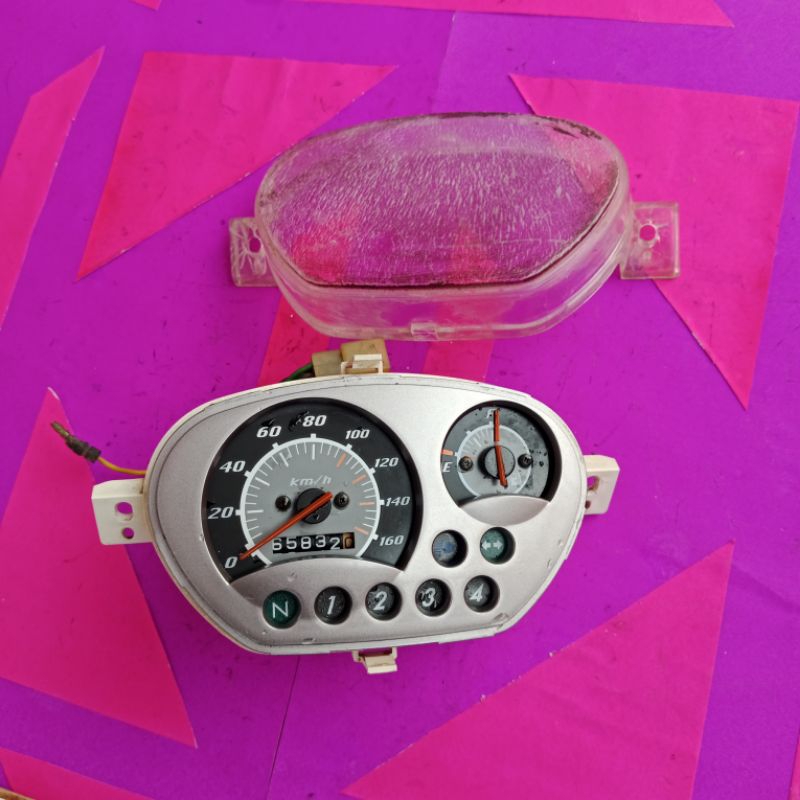 speedometer kilometer yamaha jupiter z lama. jupiter z old. jupiter z karbu. original fullset