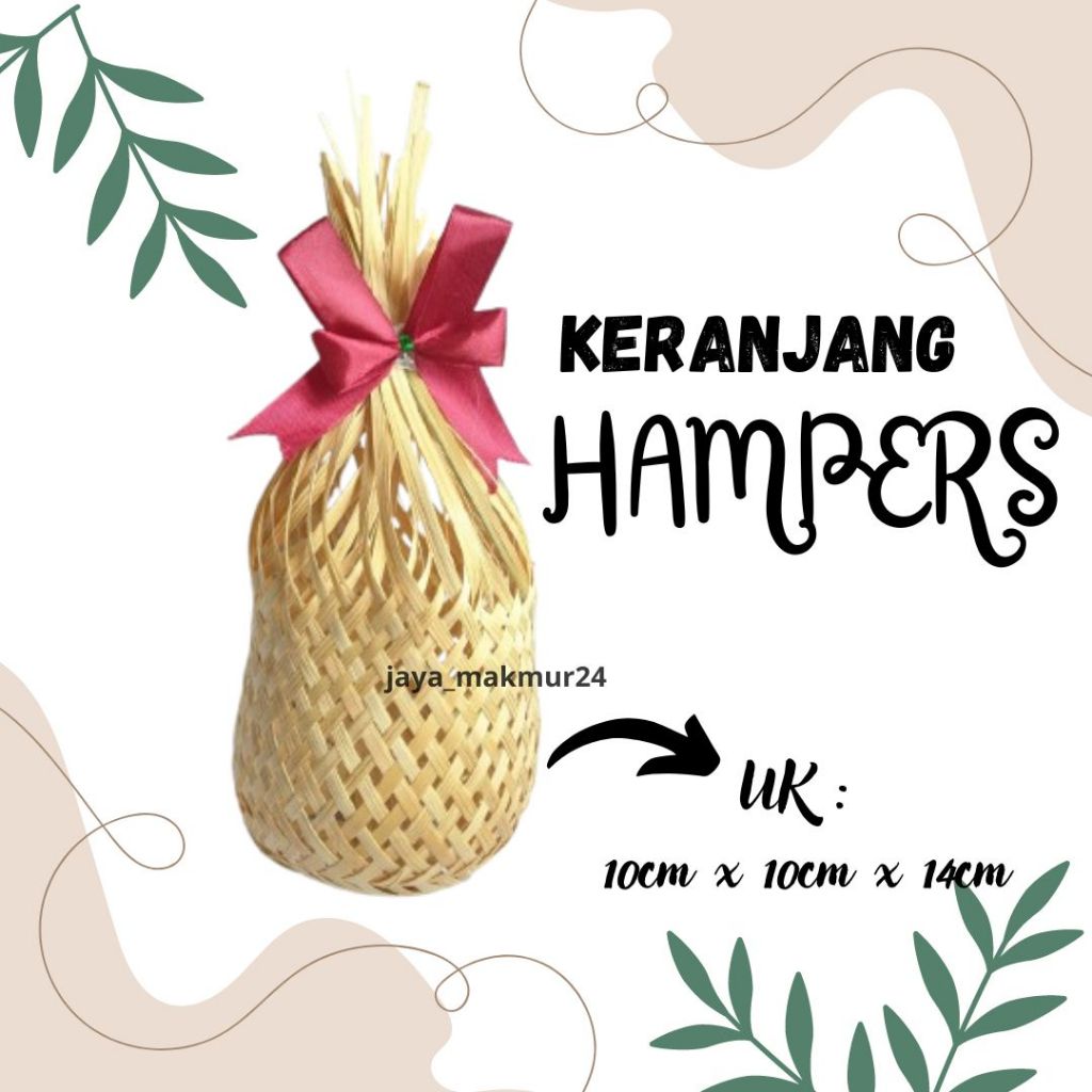 

Keranjang hampers ulang tahun anak / keranjang bambu pita unik