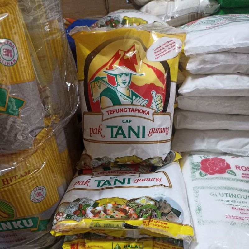 

TEPUNG TAPIOKA CAP PAK TANI 500gr