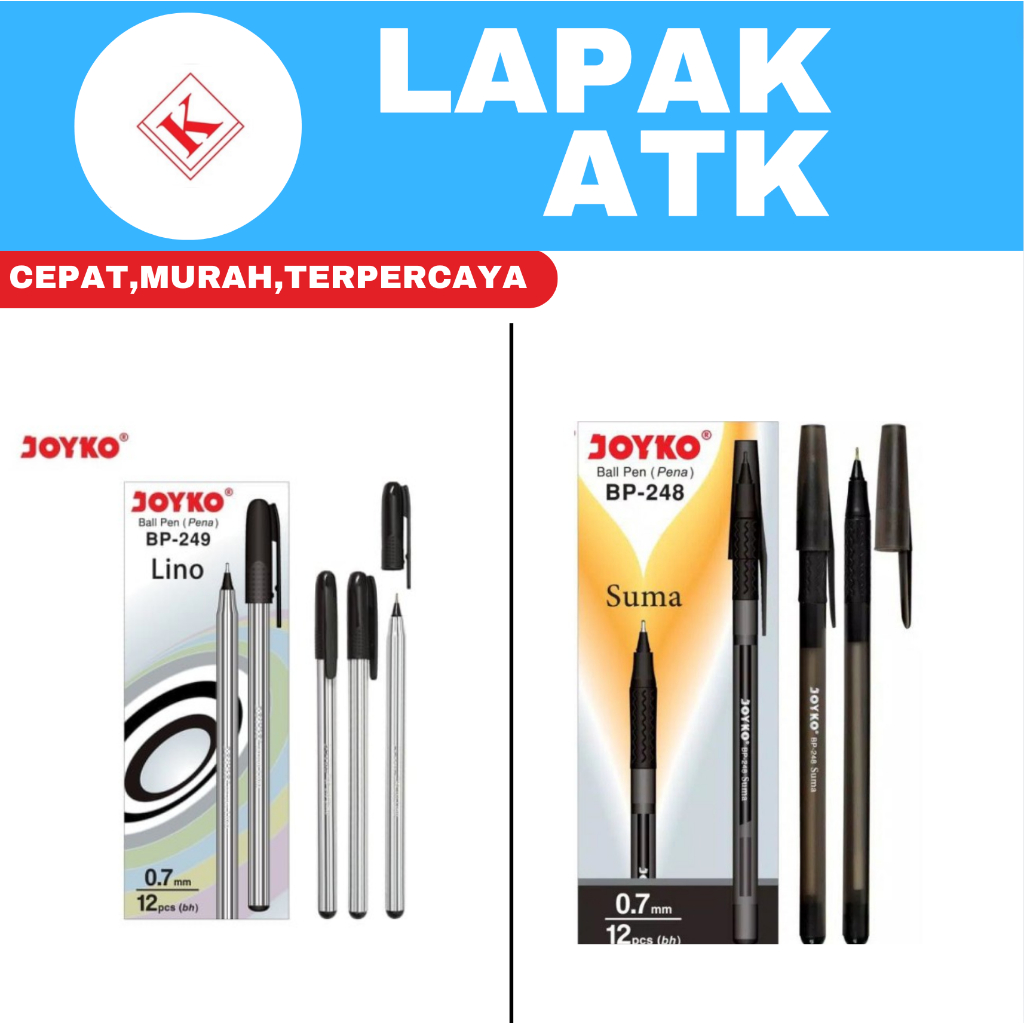 

PULPEN JOYKO BP-248 SUMA / PULPEN JOYKO BP-249 LINO (ISI 12) +