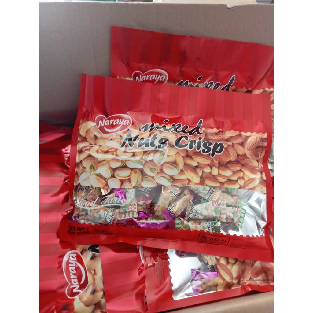 

Naraya Mixed Nuts Crisp / Naraya Permen Kacang 400gr