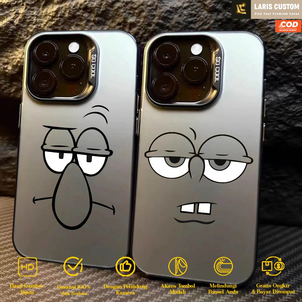 Case Reno 4F 5F 5 7 4G/8 4G 7Z 8T Casing Iphone Premium Matte Hard Casing - Case IMD - Case Hologram