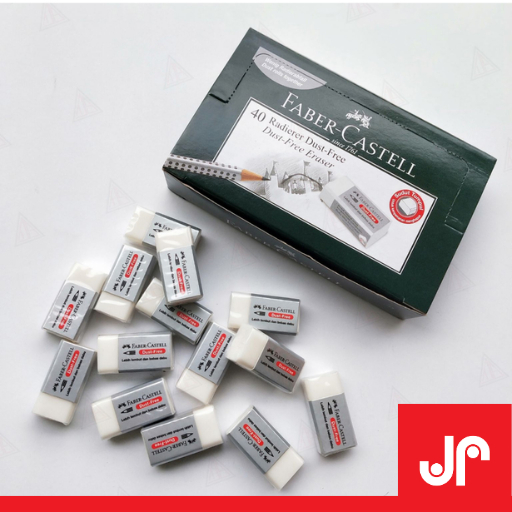

FABER CASTELL PENCIL ERASER/ PENGHAPUS FABER PUTIH KECIL & BESAR SATUAN