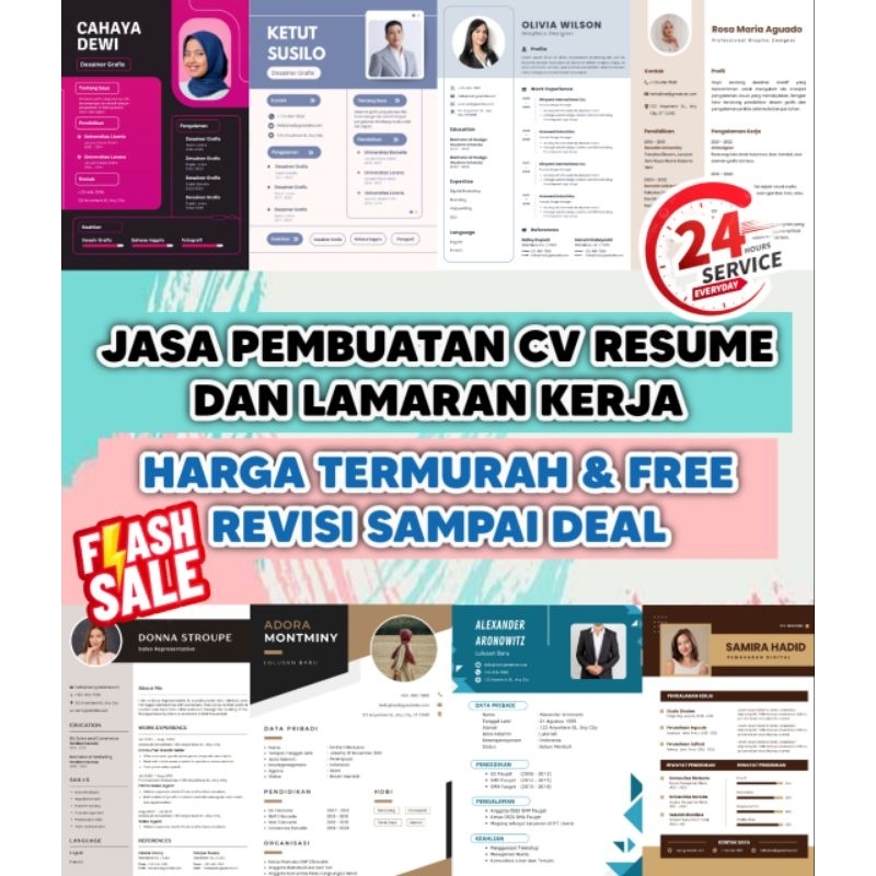 Jasa Pembuatan CV | Lamaran Kerja | CV Resume | CV ATS Friendly | Jas Pembuatan CV Cepat