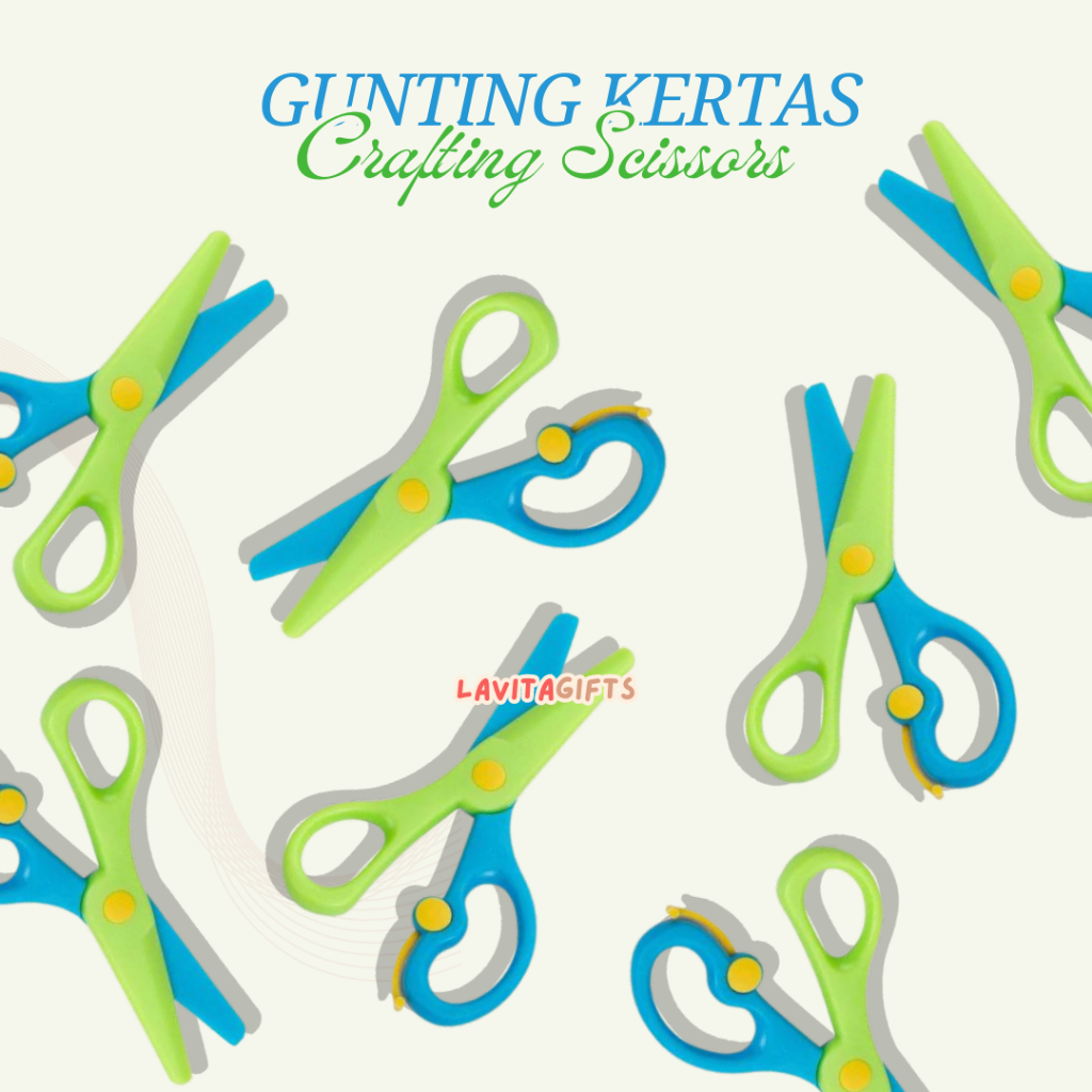 

Gunting Kertas Anak | Gunting Crafting Plastik Mini | Alat tulis belajar anak