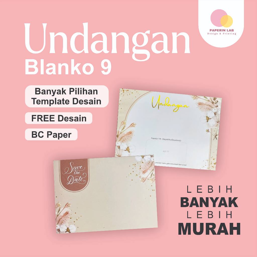 UNDANGAN BLANGKO MURAH | PERNIKAHAN | CETAK UNDANGAN | UNDANGAN MAKASSAR 5