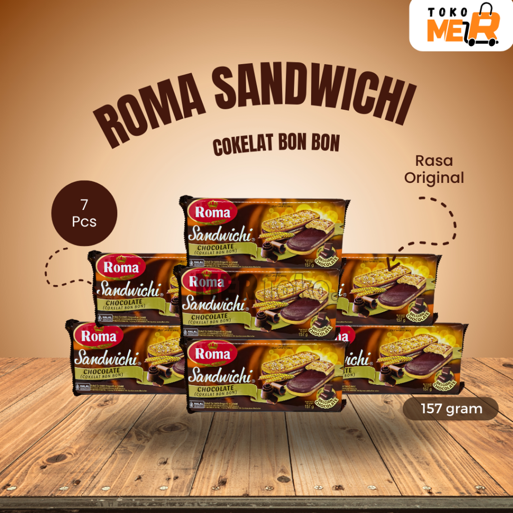 

Roma Sandwich Coklat (7 x 157 gr)