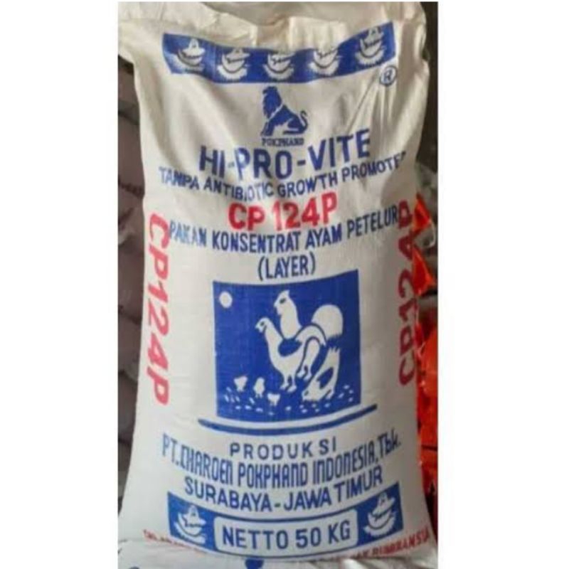 CP124P Konsentrat Ayam Petelur Pakan Unggas Petelur