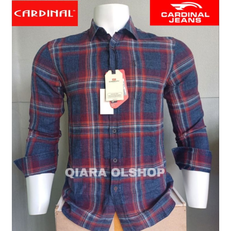 (TERBARU) KEMEJA PRIA CARDINAL JEANS 100%✓ ORIGINAL