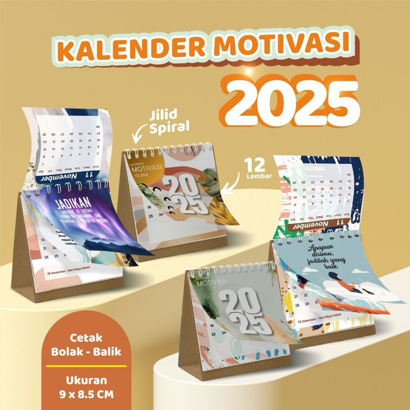 

KALENDER MINI 2025 MOTIVASI SOUVENIR ACARA ATAU PERNIKAHAN AESTHETIC MURAH