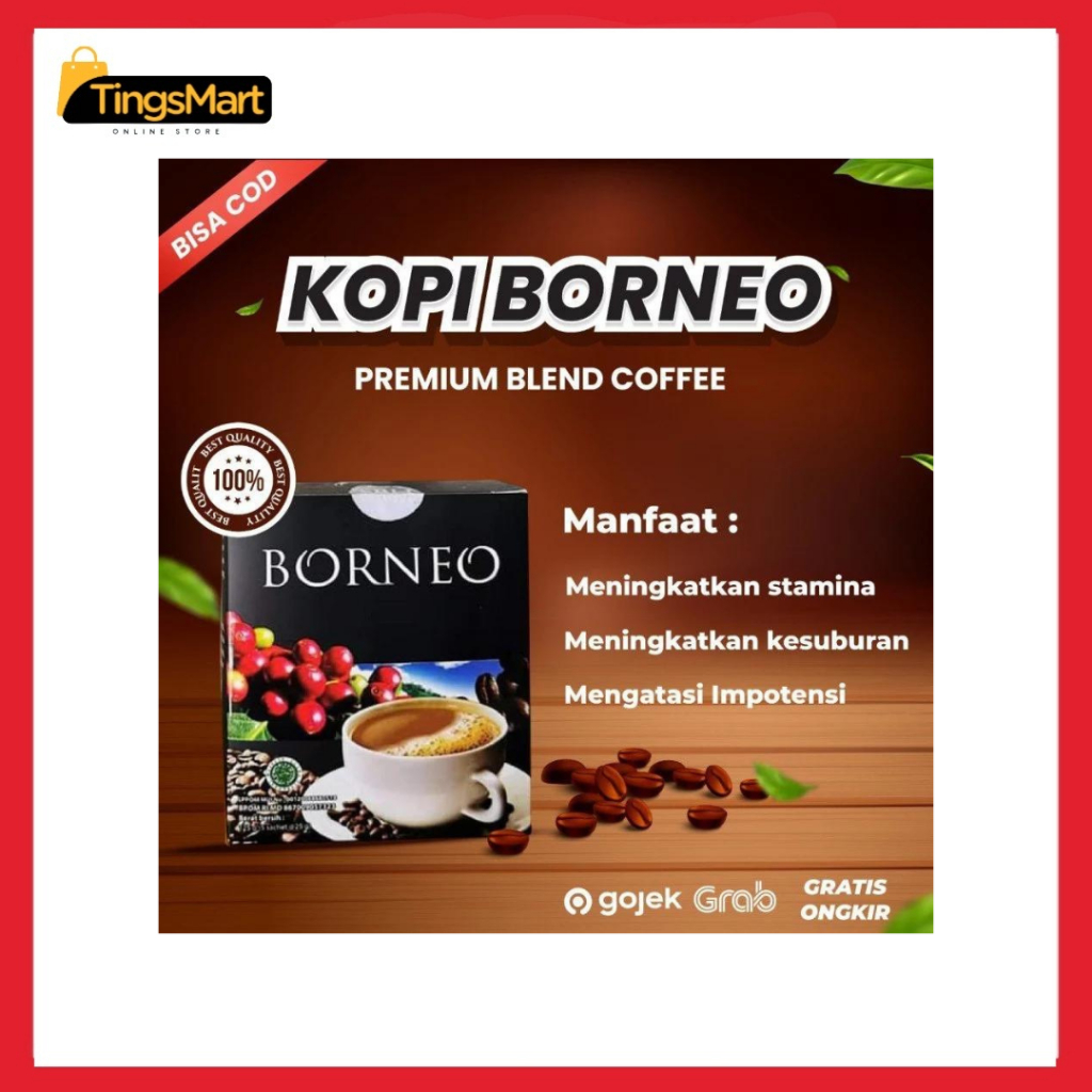 

Kopi Borneo Isi 5 Sachet - Membantu Menambah Stamina