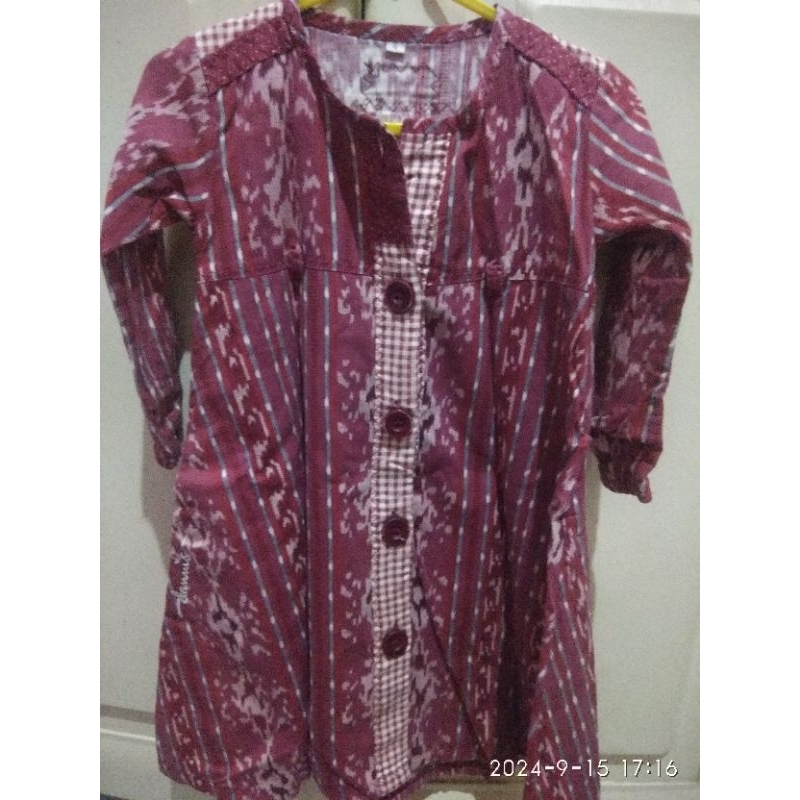 preloved gamis anak perempuan merk dannis