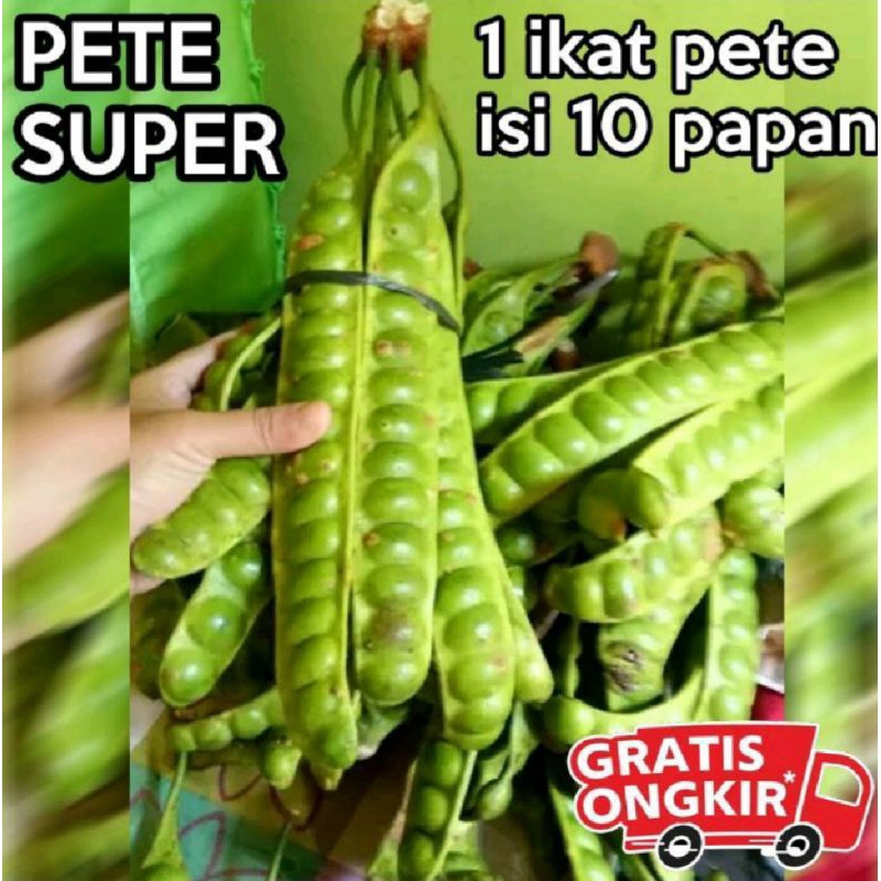 

pete sedang 1 ikat (10 papan)/pete murah lumajang.