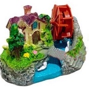 Top Discount  hiasan aquarium rumah kincir mini hiasan aquarium rumah kincir kecil rumah kincir aqua