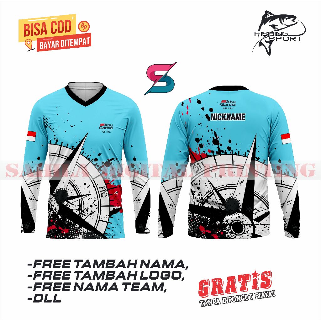 BAJU JERSEY MANCING CUSTOM FULL PRINTING (FREE REQUEST)