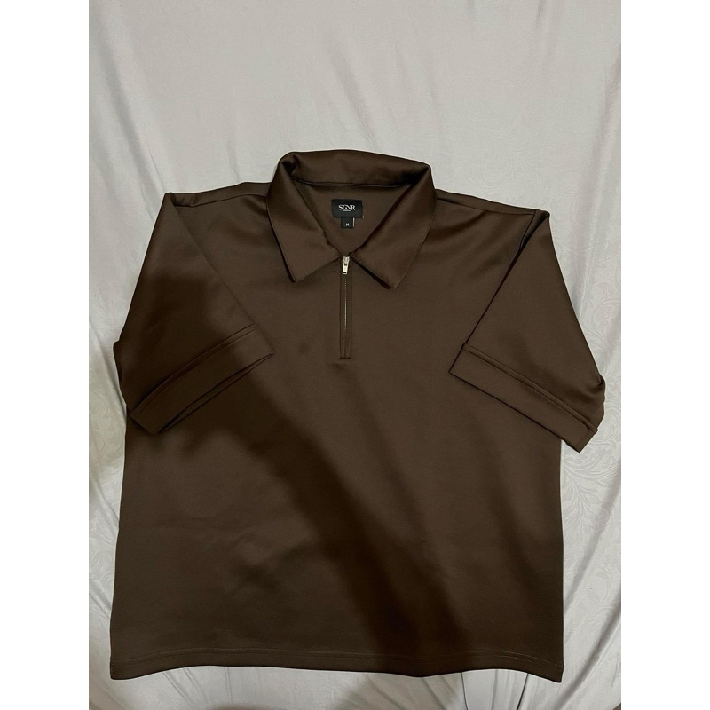 polo signore zipper