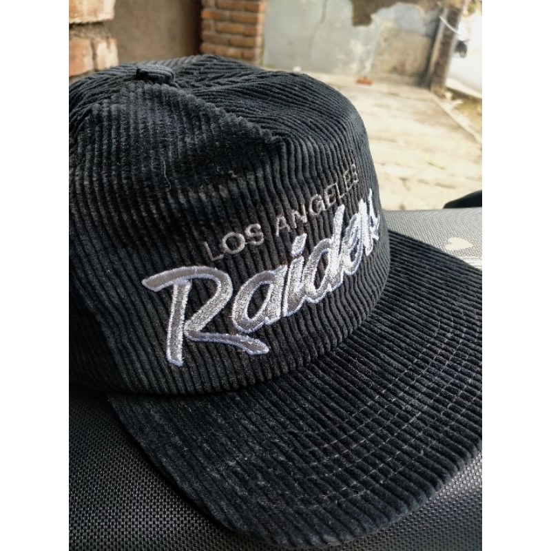 Topi Raiders Los Angeles NFL Script Corduroy