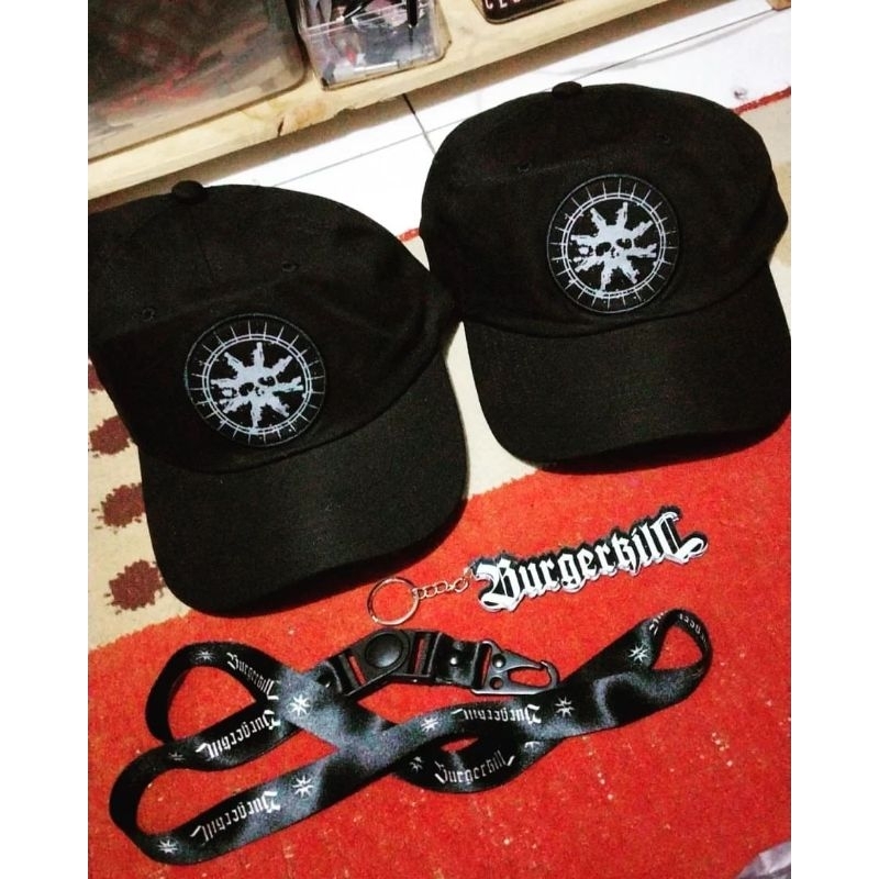 Topi original merchandise Burgerkill - Skullgun