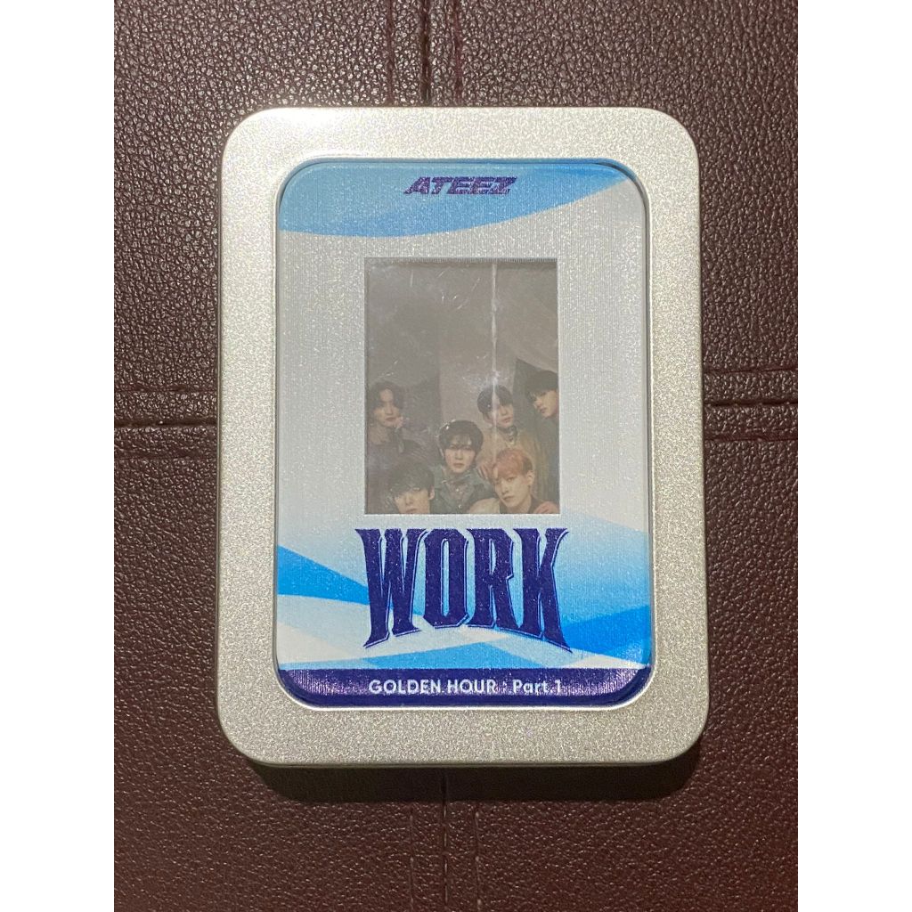 [OFFICIAL] ATEEZ GOLDEN HOUR Part 1 Broadcast Benefit Photocard Box + Keychain Keyring NO PHOTOCARD